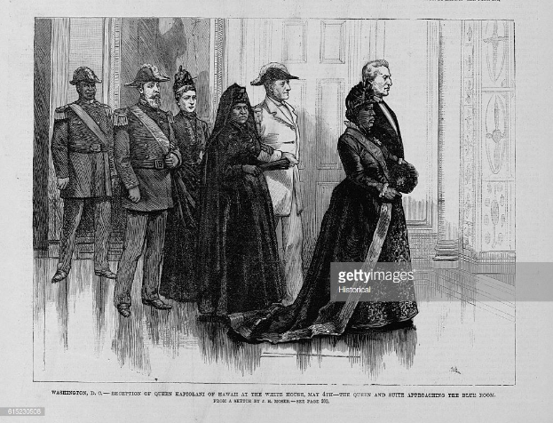 A poster from 1905-1906 depicting the royal visit to India and Burma by the Prince and Princess of Wales, including their portraits, logos, and text about the event's purpose and protocol.