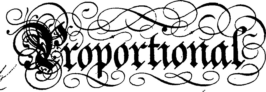 Eine schwarz-weiße kalligraphische Darstellung des Wortes "Konzern" umgeben von komplexen Schwüngen und Verzierungen.
