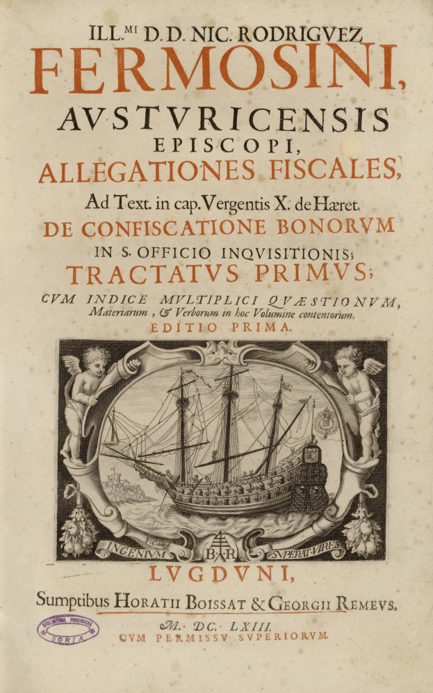 Altes Buchcover mit einem vintage-Schiff mit geblähten Segeln auf dem Wasser, begleitet von klassischem Text in gedämpften Farben.