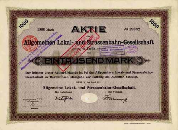 Alter deutscher Regierungsschatzschein mit gedrucktem Text und handgeschriebenen Zahlen.